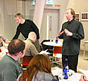 Photo of one of our Hampstead Theatre tastings.